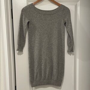 Juicy Couture Gray 100% cashmere sweater dress or tunic xs small